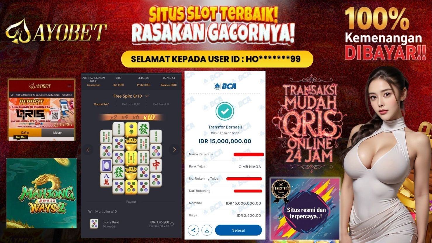 AYOBET JACKPOT SLOT MAHJONG WAYS 2